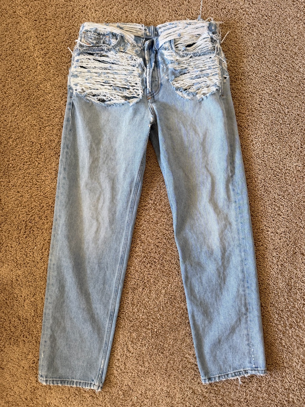 Diesel Blue Distressed D-Ark Fsb1 Jeans [26]